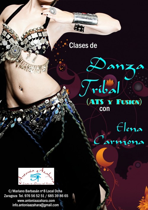 Clases de danza tribal Elena Carmona Antonia Azahara_peque